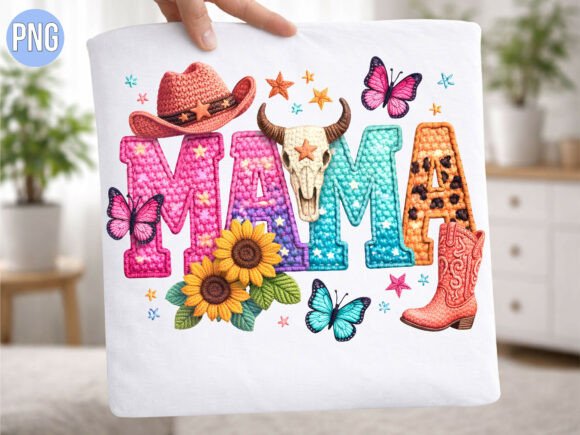 Boho Western Mama Skull Butterfly PNG Guide