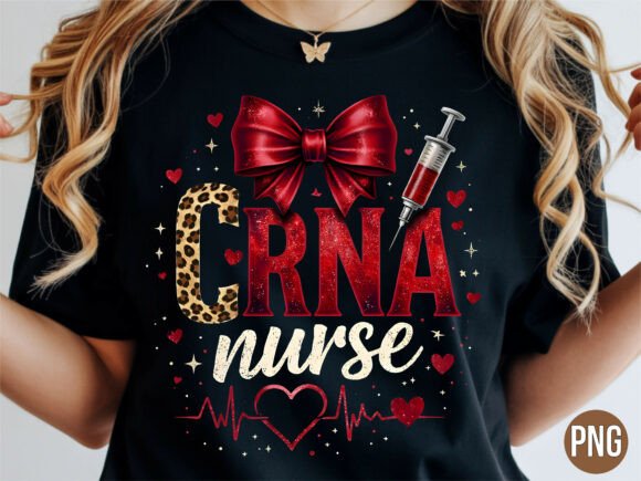 Integrating the CRNA Nurse Glitter Red Bow Syringe Heart into Your Creative Workflow