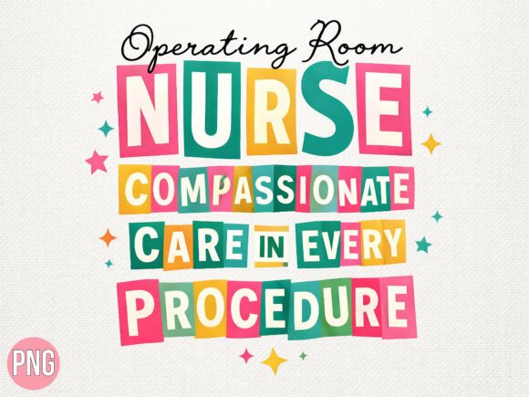 Operating Room Nurse PNG Design Guide